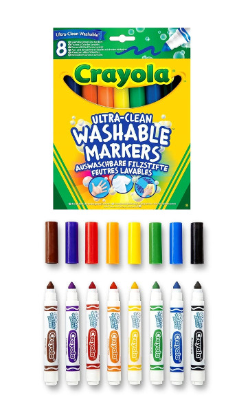 Ultra Clean Washable Broad Markers