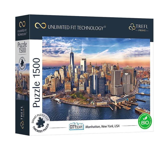 Puzzle 1500 UFT Cityscape: Manhattan New York