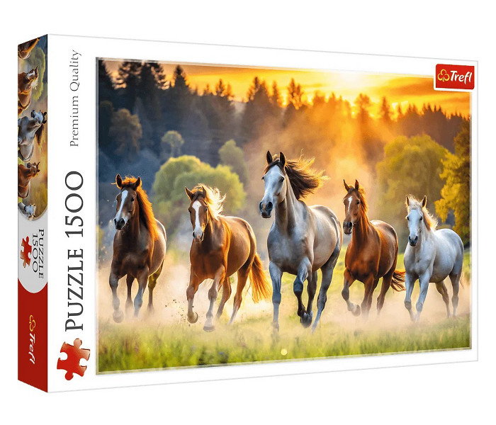 Puzzle 1500 Dzikie konie