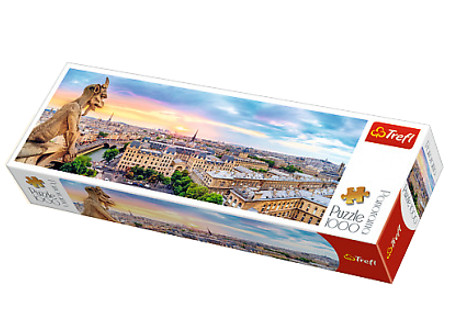 Puzzle 1000 el.Panorama Widok z Katedry Notre-Dame