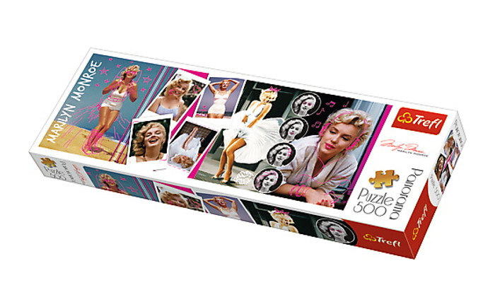 Puzzle 500el panorama Marilyn Monro kolaż