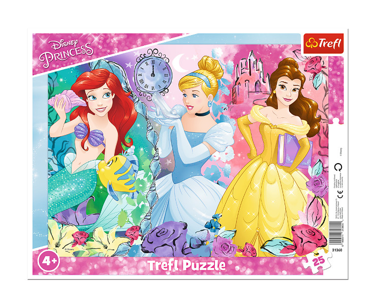 Puzzle 25 Ramkowe Magiczne księżniczki