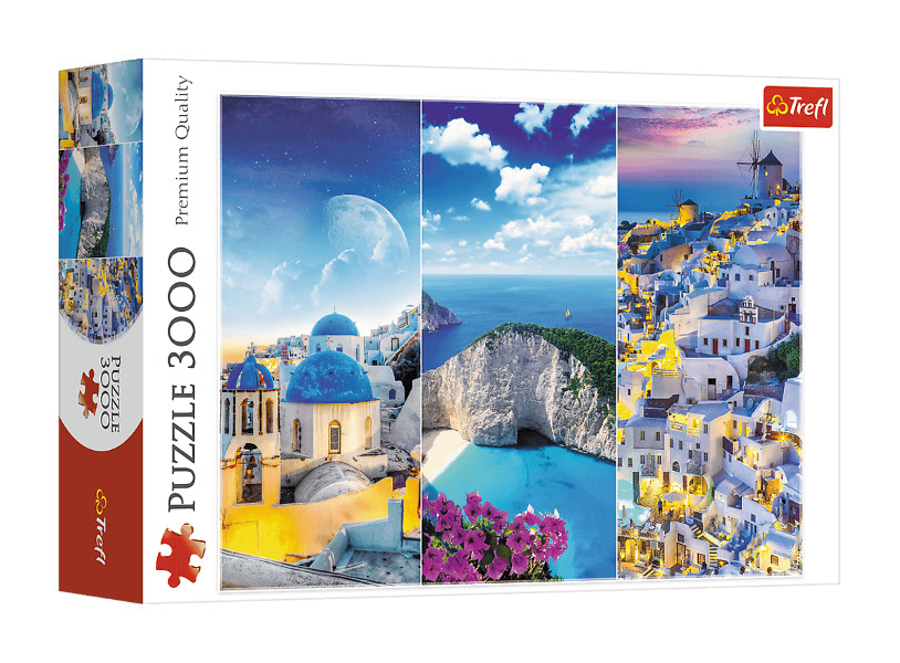 Puzzle 3000el Greckie wakacje