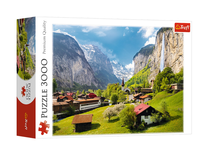 Puzzle 3000el. Lauterbrunnen Szwajcaria