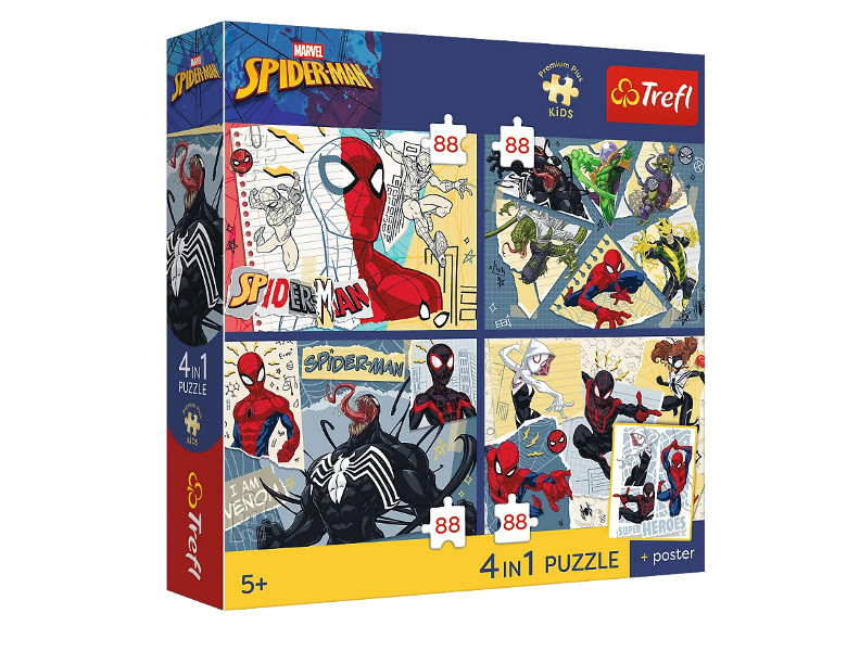Puzzle 4x88 Premium Plus Kids Sieć zabawy