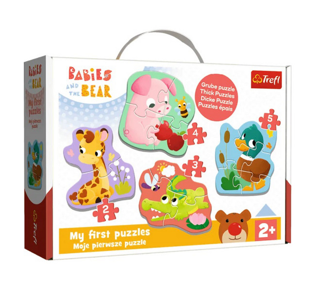 Puzzle Baby Classic Bobaskowe zwierzątka