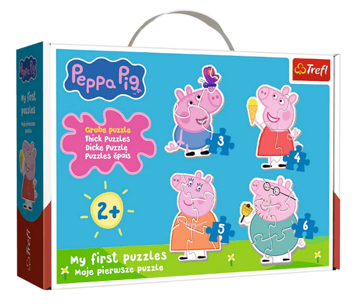 Puzzle Baby Classic Mała świnka wśród przyjaciół