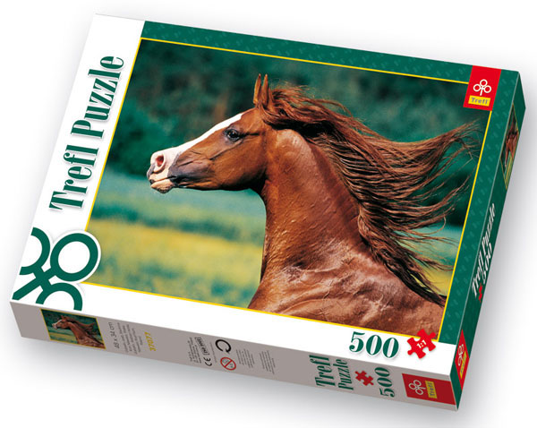 PUZZLE 500 GOBELIN,ARAB,STADNINA KONI NIEWIERZ 37077