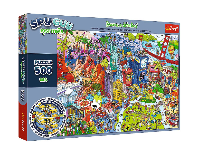 Puzzle 500 Spy Guy Lost USA