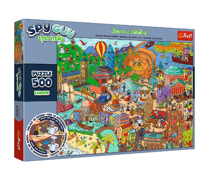 Puzzle 500 Spy Guy Lost Europe