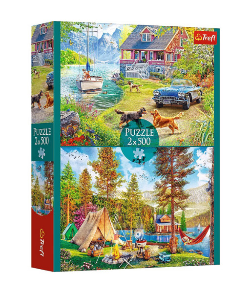 Puzzle 2x500 Letni relaks