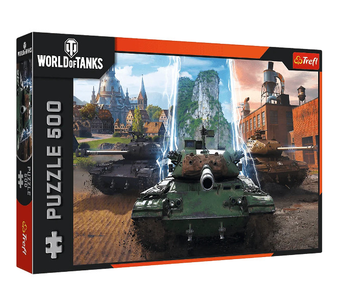 Puzzle 500 World of Tanks Czas na akcję!