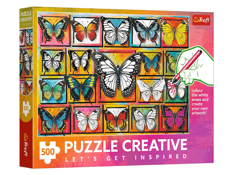 Puzzle 500 Creative Kolekcja motyli