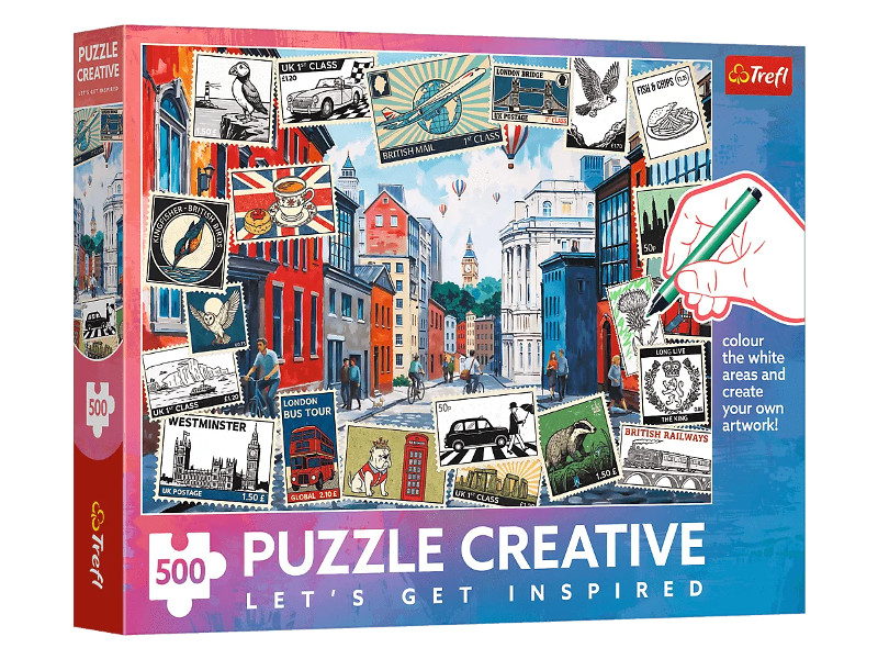 Puzzle 500 Pozdrowienia z Londynu