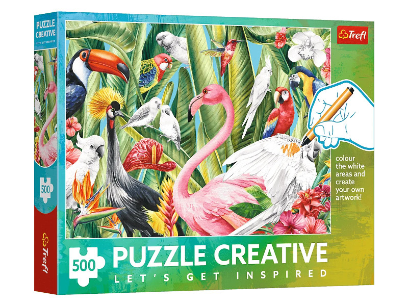 Puzzle 500 Rajskie Ptaki