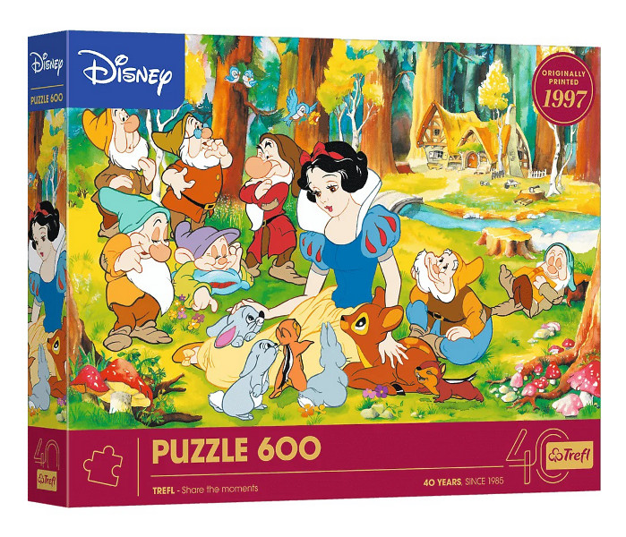 Puzzle 600 40-lecie Trefl Królewna Śnieżka
