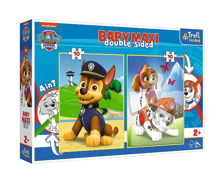 Puzzle Baby Maxi 2x10 Drużyna Psi Patrol