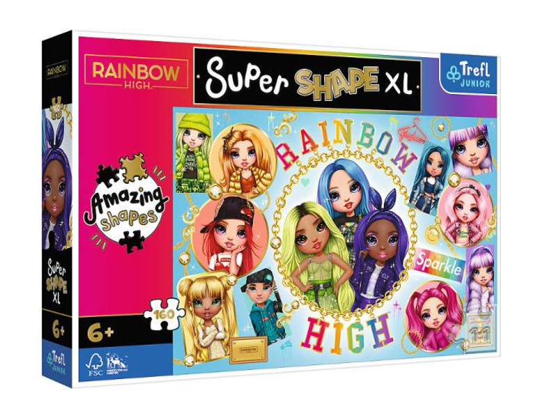 Puzzle 160 XL Kolorowe Rainbow High