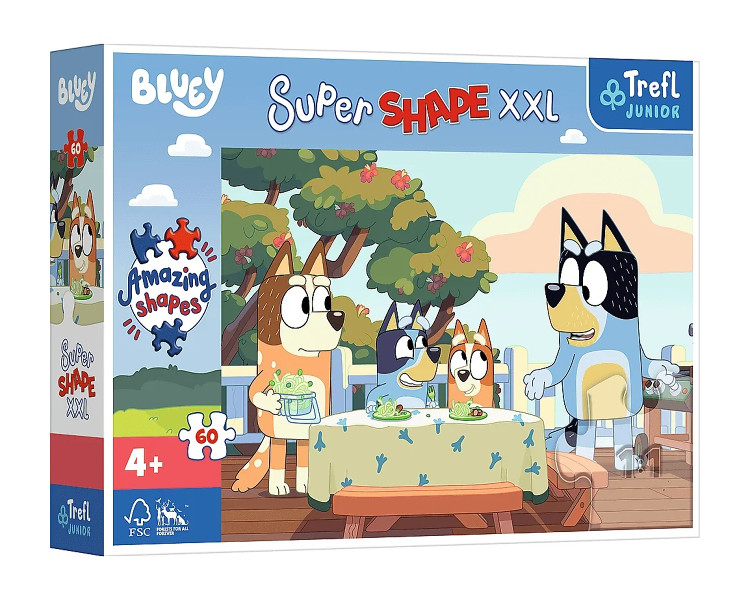 Puzzle XXL 60 Bluey i przyjaciele