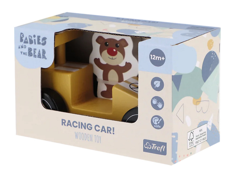 Racing car Yellow