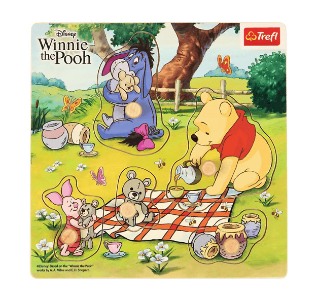 Puzzle Mini drewniane Winnie the Pooh