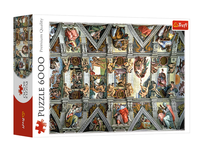Puzzle 6000 Sklepienie Kaplicy Sykstyńskiej