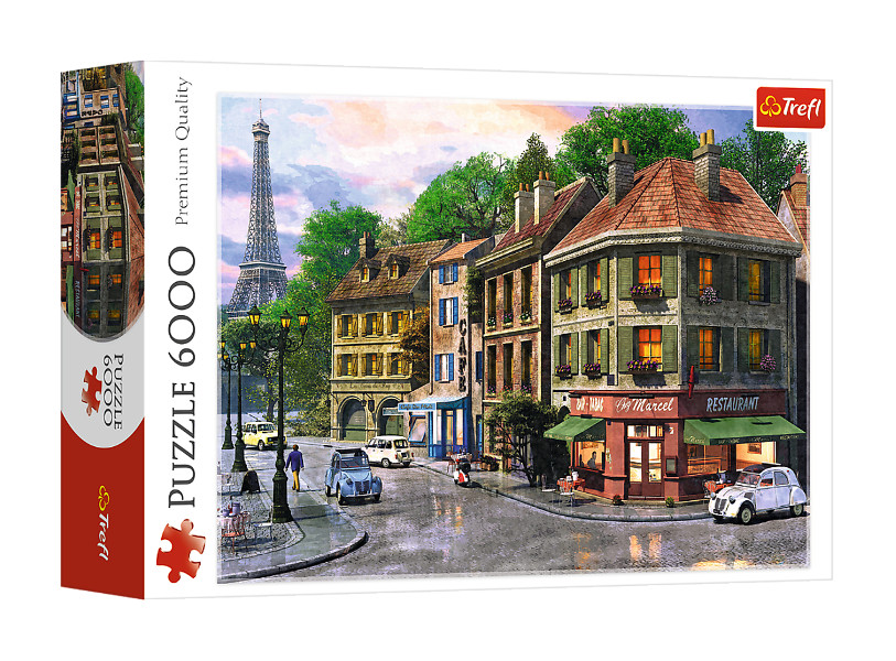 Puzzle 6000 Uliczka Paryża