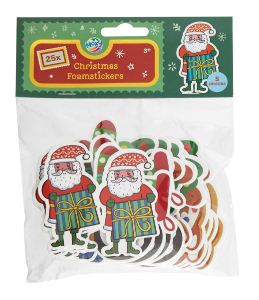 Święta Naklejki piankowe 25szt