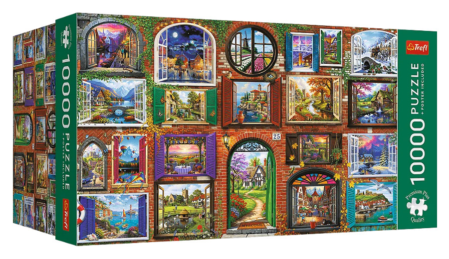 Puzzle 10000 Premium Plus Windowsof the Seasons