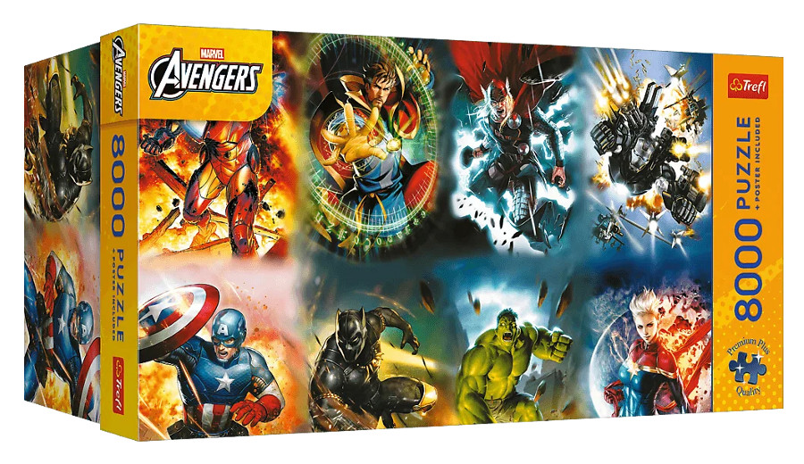 Puzzle 8000 Premium Plus Avengers Legendsin Action