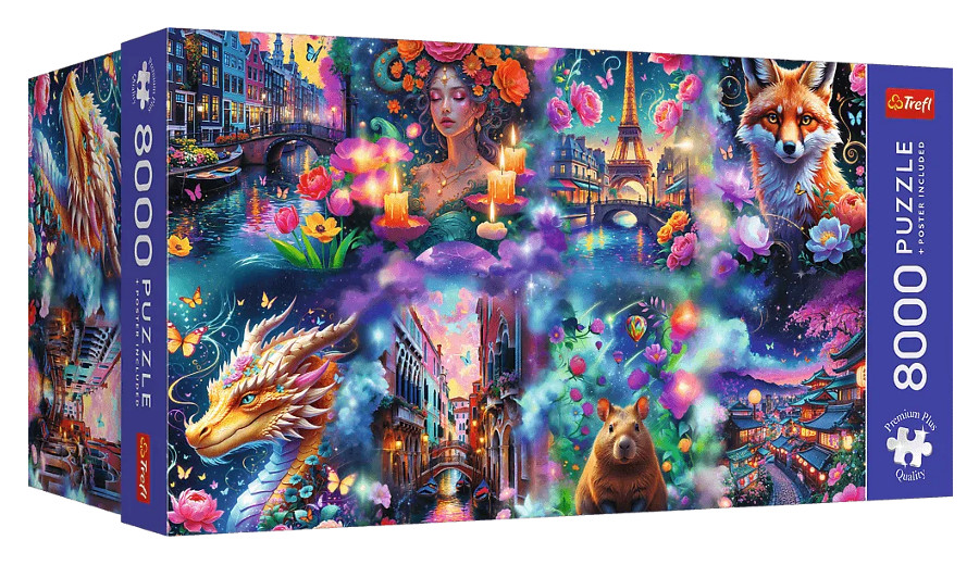 Puzzle 8000 Premium Plus Colorful World