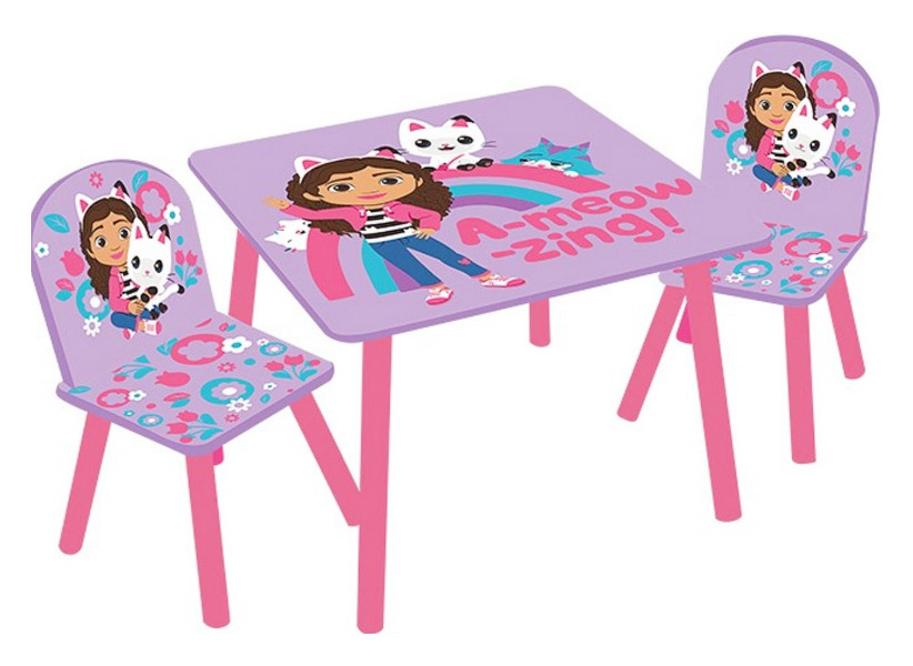 Mebelki stół i dwa krzesełka Gabby