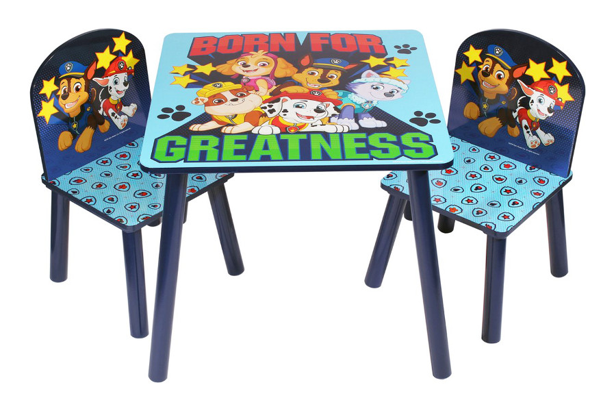 Mebelki Stół i dwa krzesełka PSI PATROL