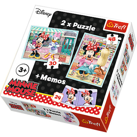Puzzle 2w1+memos Hobby Minnie