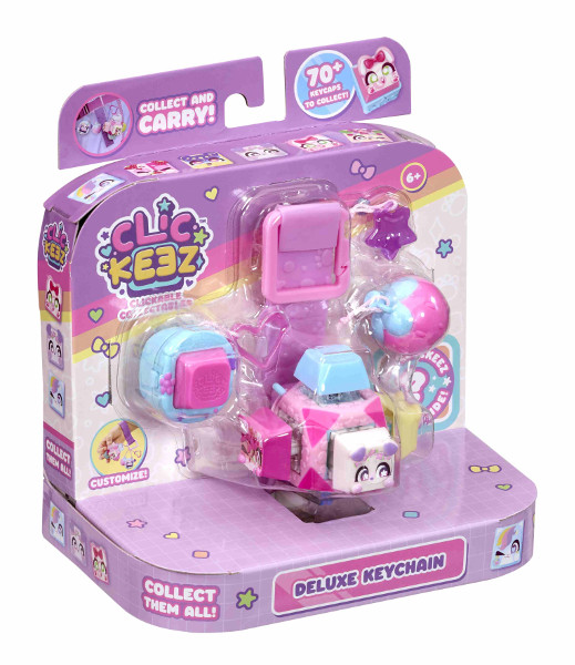 Clickeez Deluxe Keychain - Fidget Cube