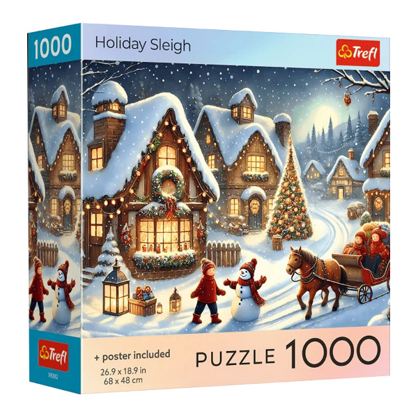 Puzzle 1000 USA Holiday Sleigh
