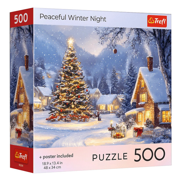 Puzzle 500 USA Peaceful Winter Night