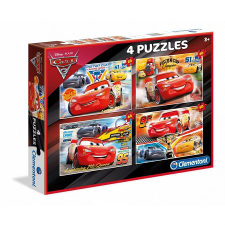 Puzzle 2x20+2x60el. Cars 3