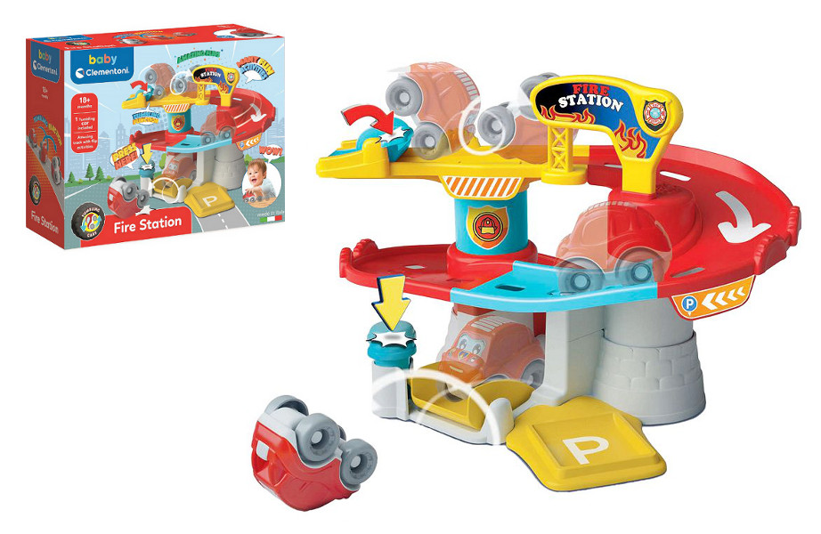 Remiza strażacka i przewrotne samochodziki