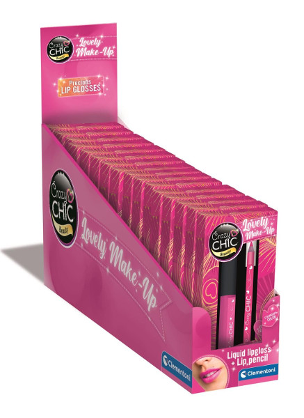 Crazy Chic Błyszczyk i konturówka pink power