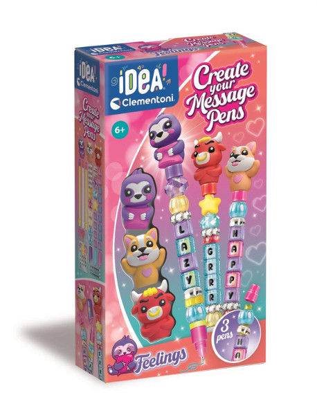 Mini fabryka długopisów z wiadomością Emocje