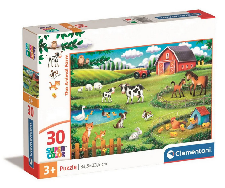 Puzzle 30 Supercolor Animal farm