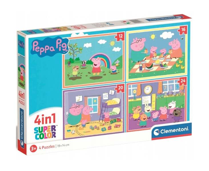 Puzzle 4w1 Peppa