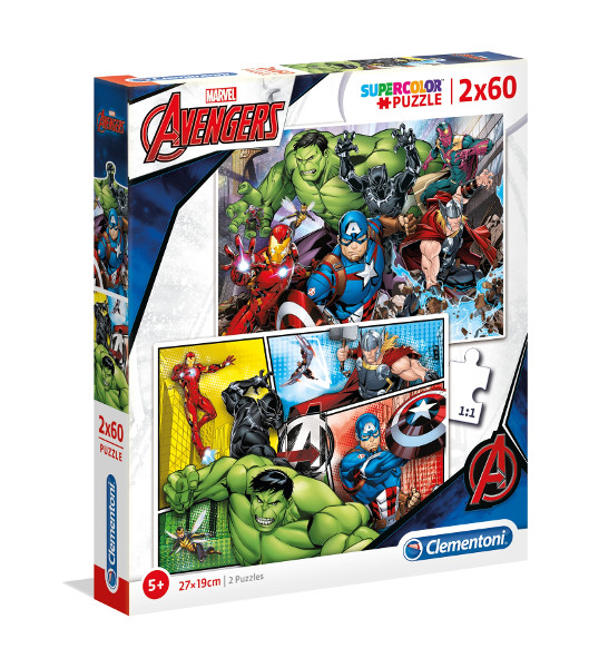 Puzzle 2X60el Avengers 2019
