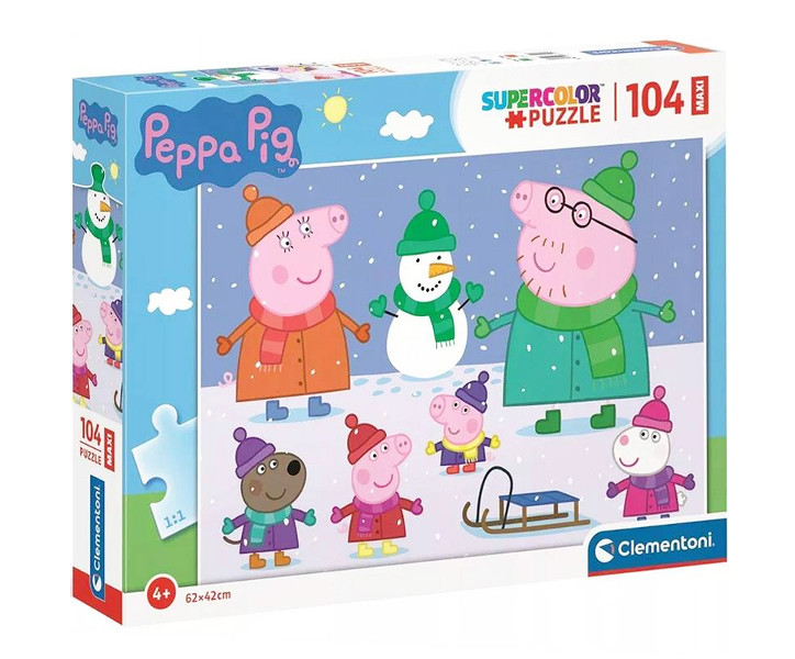 Puzzle 104 maxi Peppa Pig