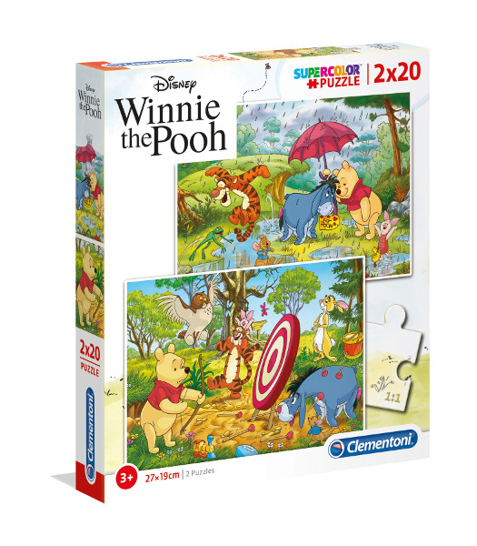 Puzzle 2x20el Winnie the pooh
