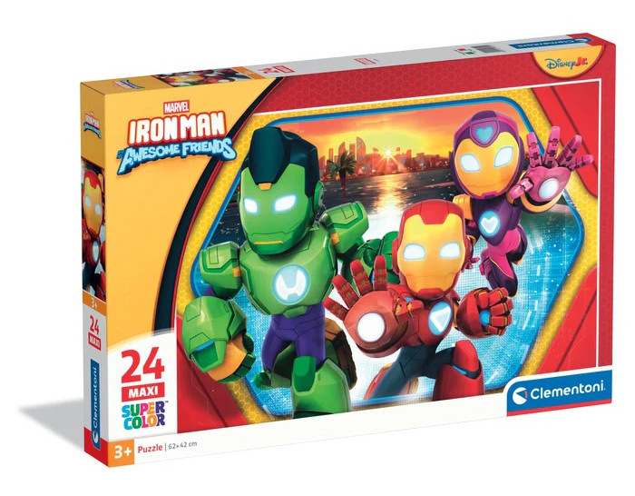Puzzle 24 maxi Iron Man and His Awesome Friends 2025