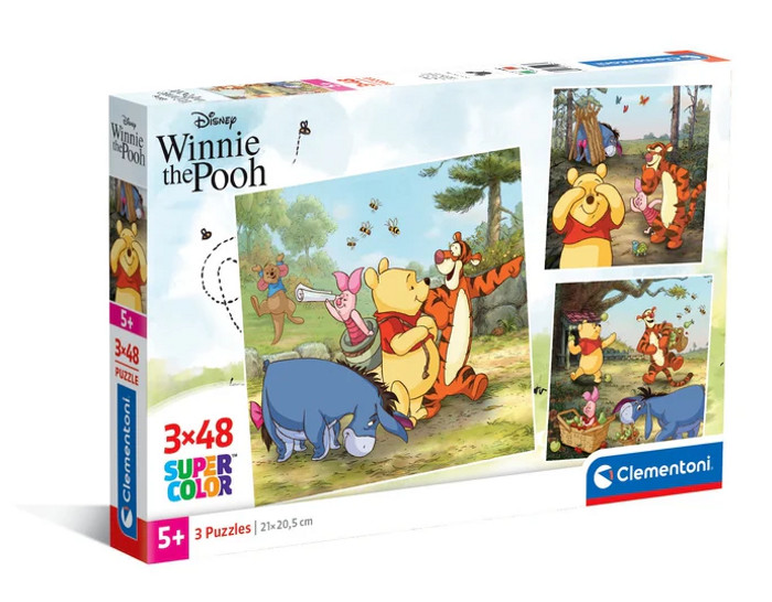 Puzzle 3x48 Disney Winnie the Pooh
