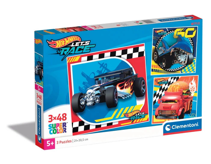 Puzzle 3x48 Hot Wheels