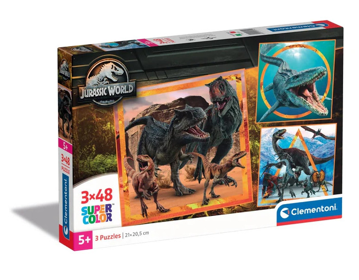 Puzzle 3x48 Jurassic World